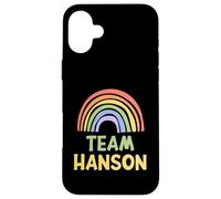 Happy Colorful Team Hanson Rainbow Pride Green Yellow Case for iPhone 16 Plus