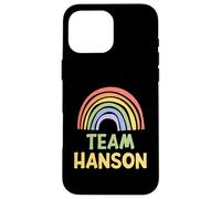Happy Colorful Team Hanson Rainbow Pride Green Yellow Case for iPhone 16 Pro Max