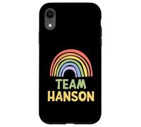 Happy Colorful Team Hanson Rainbow Pride Green Yellow Case for iPhone XR