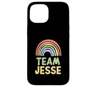 Happy Colorful Team Jesse Rainbow Pride Green Yellow Case for iPhone 15