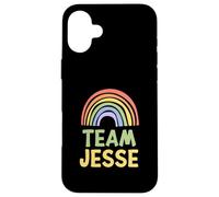 Happy Colorful Team Jesse Rainbow Pride Green Yellow Case for iPhone 16 Plus