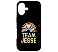 Happy Colorful Team Jesse Rainbow Pride Green Yellow Case for iPhone 17