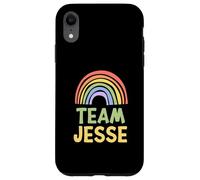 Happy Colorful Team Jesse Rainbow Pride Green Yellow Case for iPhone XR