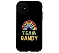Happy Colorful Team Randy Rainbow Pride Green Yellow Case for iPhone 11