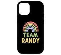 Happy Colorful Team Randy Rainbow Pride Green Yellow Case for iPhone 12/12 Pro