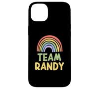 Happy Colorful Team Randy Rainbow Pride Green Yellow Case for iPhone 14 Plus