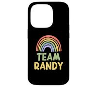 Happy Colorful Team Randy Rainbow Pride Green Yellow Case for iPhone 14 Pro