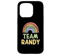 Happy Colorful Team Randy Rainbow Pride Green Yellow Case for iPhone 15 Pro