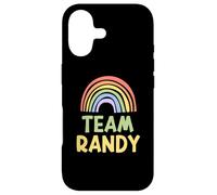 Happy Colorful Team Randy Rainbow Pride Green Yellow Case for iPhone 17