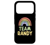 Happy Colorful Team Randy Rainbow Pride Green Yellow Case for iPhone 17 Pro