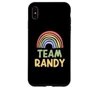 Happy Colorful Team Randy Rainbow Pride Green Yellow Case for iPhone XS Max