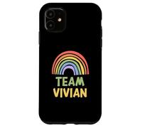 Happy Colorful Team Vivian Rainbow Pride Green Yellow Case for iPhone 11