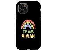 Happy Colorful Team Vivian Rainbow Pride Green Yellow Case for iPhone 11 Pro