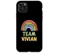 Happy Colorful Team Vivian Rainbow Pride Green Yellow Case for iPhone 11 Pro Max