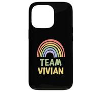 Happy Colorful Team Vivian Rainbow Pride Green Yellow Case for iPhone 13 Pro