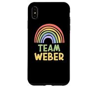 Happy Colorful Team Weber Rainbow Pride Green Yellow Case for iPhone XS Max