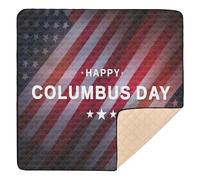 Happy Columbus Day Card with USA Flag Gm1178116517 Cute Foldable Baby Gym & Activity Mat for Indoor Outdoor Comfortable Tummy Time & Crawling Mat for Baby Toddler Infant, 50'' x 50''