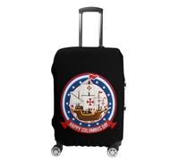 Happy Columbus Day Luggage Cover Travel Suitcase Protector Anti-Scratch Suitcase Cover XL