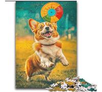 Happy Corgi Adult Jigsaws 2000 Pieces Difficult, Suitable for Ages 14 And Up Family Fun It Is Ideal As A Gift for The Whole Family (70x100cm)