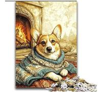 Happy Corgi Puzzles for Adults Teens 2000 Pieces, for 14+ Train Your Brain And Your Hands Christmas Game Gifts (70x100cm)