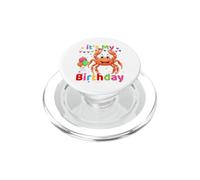 Happy Crab Birthday PopSockets PopGrip for MagSafe