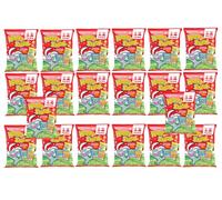 Happy crips Bumper Giant Assorted Flavoured Corn Puffs Snax, 12 Packs (20 Bags)