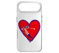 Happy Croatia Statehood Day May 30th Croatian Flag Map Print Case for iPhone Air