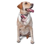 Happy Curious Dog French BulldogDog Bandanas Cat Puppy Scarfs Washable Pet Handkerchief