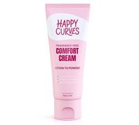 HAPPY CURVES Comfort Cream Deodorant for Women: Aluminium Free Powder Lotion for Breast, Body and Private Parts 100ml (1 Pack, Unscented)