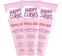 HAPPY CURVES - Comfort deodorant cream for women - lotion powder without aluminium for intimate areas, under the breasts and