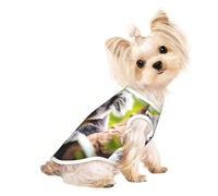Happy Cute koala Pet Breathable Sleeveless T-shirt L for Small Dogs and Cats, Soft, Comfortable, Stylish
