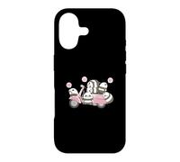 Happy Cute Pandas Animals Riding Motorcycle Bike Gift Adults Case for iPhone 17