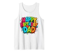 Happy dad Cute Toddler 's Birthday Daddy Tank Top