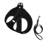 Happy Dad Father Day Print Adjustable Harness Leash Set For Cats And Dogs, Soft Breathable Kitten Puppy Mesh Vest With Reflective Design, Escape-Proof Lead For Small Pets Walking Training