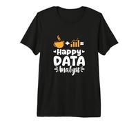 Happy Data Analyst Coffee Data Analysis Premium T-Shirt