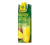 Happy Day Pineapple Juice 100%, No Sugar, Tetra - 1L