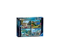 Ravensburger Happy Days Collection No.1 Look North 4x 500 Piece Jigsaw Puzzle for Adults and Kids Age 10 Years Up