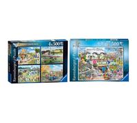 Happy Days No.3 Countryside Nostalgia 4x 500 Piece Jigsaw Puzzles for Adults and Kids Age 10 and Up & Grandad's Garden 500 Piece Jigsaw Puzzle for