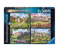 Happy Days No 4, Royal Residences (4X 500 Pieces) - Brand New And Sealed