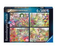 Happy Days No 5 Glorious Gardens (4x 500 pieces) - Brand New
