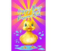 Happy Days Password Book - Sunny Duckling Edition - Cute notebook to remember accounts, emails, usernames, online shopping logins