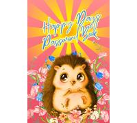 Happy Days Password Book - Sweet Hedgehog Edition - Cute notebook to remember accounts, emails, usernames, online shopping logins
