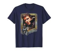 Happy Days The Fonz T-Shirt, Men, Navy Blue, Small