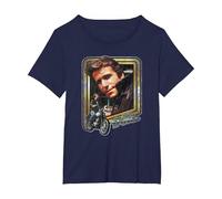 Happy Days The Fonz T-Shirt, Women's Plus, Navy Blue, 4X
