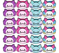HAPPY DEALS ~ Axolotl Rubber Rings | 36 PC Axolotol Favors Toys Party Favor Dress Up