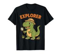 Happy Dinosaur Explorer Dino Discovery Adventure T-Shirt