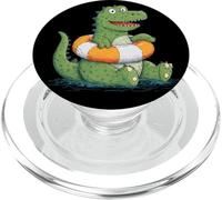Happy Dinosaur Ring Costume for Beach and Pool Party PopSockets PopGrip for MagSafe