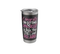 Happy Divorce Party Congrats On Getting Divorced While You Stainless Steel Insulated Tumbler