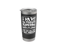 Happy Divorce Party I Have No Problem Admitting When I'm Stainless Steel Insulated Tumbler