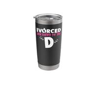 Happy Divorce Party Ivorced and Looking for The D Stainless Steel Insulated Tumbler